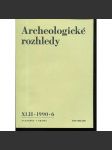 Archeologické rozhledy XLII - 1990, č. 6. - náhled