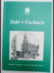 Židé v Čechách - sborník příspěvků ze semináře konaného - náhled