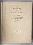 Bibliografie české linguistiky 1951-1955 - jazykověda obecná, indoevropská, slovanská a česká - náhled