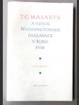 T.G.Masaryk a vznik Washintongské deklarace v říjnu 1918 - náhled