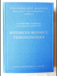 Historická mluvnice československá - úvod, hláskosloví a tvarosloví - náhled