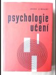 Psychologie učení - příručka pro studium učitelství pro ZDŠ na pedagogikých fakultách - náhled