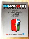 Password - anglický výkladový slovník s českými ekvivalenty - náhled