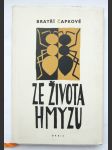 Ze života hmyzu - komedie o 3 aktech s předehrou a epilogem - náhled