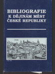 Bibliografie k dějinám měst České republiky - náhled