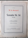Sonate Nr. 14, G-dur, pro klavír a dvě ruce - náhled