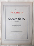 Sonate Nr. 15, C-dur, pro klavír a dvě ruce - náhled