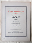 Sonate f-moll, Appasionata pro klavír a dvě ruce - náhled