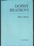 Dopisy bratrovi - listy o věcech víry s modlitbami - náhled