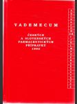 Vademecum českých a slovenských farmaceutických přípravků 1992 - náhled