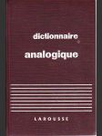 Dictionnaire analogique - náhled