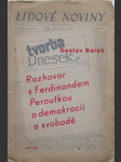 Rozhovor s Ferdinandem Peroutkou o demokracii a svobocě - náhled