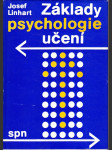 Základy psychologie učení - vysokoškolská učebnice pro posluchače fakult připravujících učitele - náhled