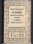 Slovník francouzko-český a česko-francouzský - náhled