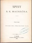 Spisy S.K. Macháčka. Svazek 2 - náhled