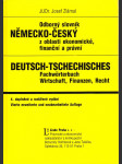 Odborný slovník německo-český z oblasti ekonomické, finanční a právní - náhled