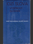 Cizí slova - výběrový slovník - náhled