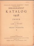 Bibliografický katalog. Roč. 7, 1928 - náhled
