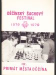 9. primát města Děčína - mezinárodní šachový turnaj - náhled