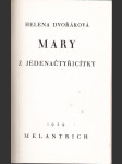 Mary z jedenačtyřicítky - Sbírka povídek - náhled