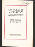Od kolébky Riegrovy - almanach ve prospěch zřízení Riegrovy mohyly na Kozákově - náhled