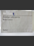 návod k obsluze RM-1250E - náhled
