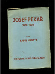 Josef Pekař - rozšířený otisk přednášky - náhled