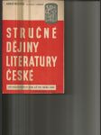 Stručné dějiny literatury české - náhled