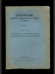 Inventáře archivu Ministerstva vnitra v Praze č. 1 - Archiválie patrimoniálních a okresních soudů v Čechách - náhled