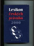 Lexikon českých právníků 2000 - náhled