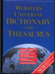 Webster's Universal Dictionary and Thesaurus - plus World Maps in color - náhled