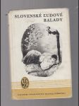 Slovenské ludové balady - náhled