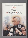 Tak pravil Václav Klaus - náhled