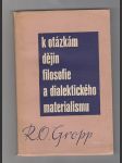 K otázkám dějin filosofie a dialektického materialismu - náhled