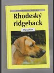 Rhodeský ridgeback  / monografie psích plemen - náhled