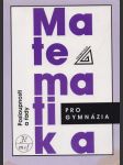 Matematika pro gymnázia - Posloupnosti a řady - náhled