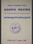 Soupis revírů mimopstruhových - náhled