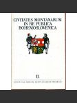 Civitates montanarum in re publica Bohemoslovenica / Horní města v Československu II. - náhled
