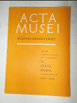 Acta Musei Reginaehradecensis - Serie B, Vědy společenské - náhled