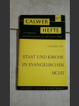 Calwer Hefte 67 - Staat und Kirche in evangelischer Sicht - náhled