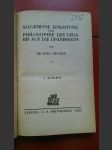 Allgemeine Einleitung und Philosophie des Veda bis auf die Upanishad's - Allgemeine Geschichte der Philosophie Band 1 Abteilung 1 - náhled