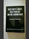 Wuppertaler Studienbibel - Der Erste Brief des Paulus and die Korinther - náhled