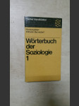 Wörterbuch der Soziologie - Band 1 - náhled