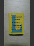 Langenscheidt Universal-Wörterbuch Lateinisch-Deutsch - Deutsch-Lateinisch - náhled