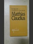 Dichter der christlichen Gemeinde - Matthias Claudius - náhled