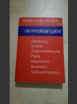 Manz-Aufsatz-Bibliothek Band 6 - Die Inhaltsangabe - náhled