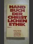Handbuch der christlichen Ethik Band 1 - náhled