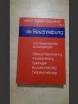 Manz-Aufsatz-Bibliothek Band 3 - Die Beschreibung - náhled