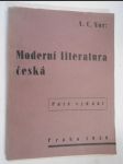 Moderní literatura česká - náhled