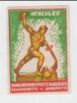 Indie vintage etiketa zápalky Hercules - náhled